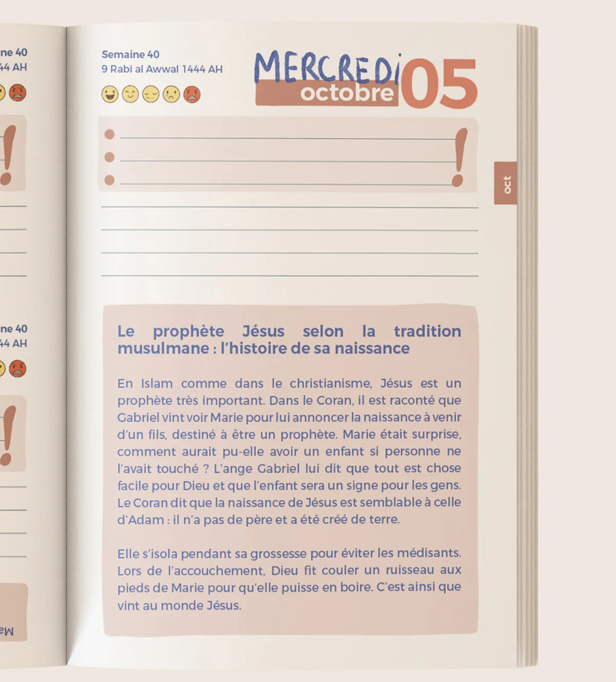 Agenda scolaire - Rentrée 2024