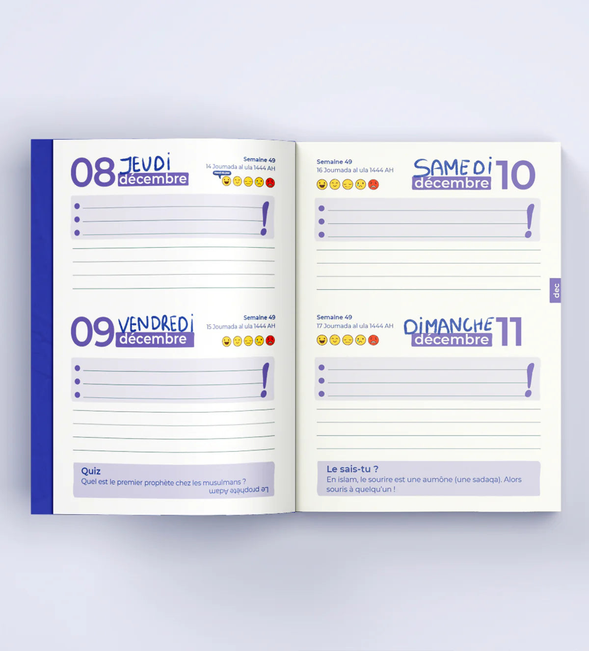 Agenda scolaire - Rentrée 2024